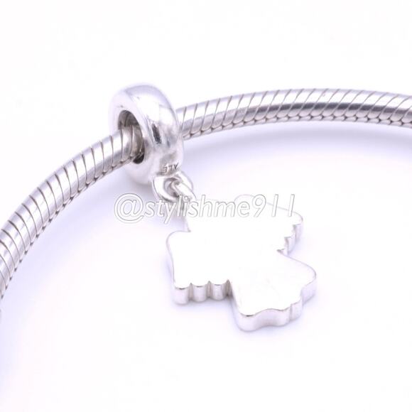 Authentic PANDORA Retired Snow Angel Dangle - Picture 4 of 9